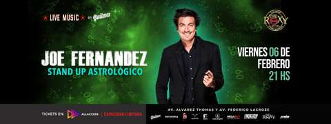 JOE FERNANDEZ: STAND UP ASTROLÓGICO
