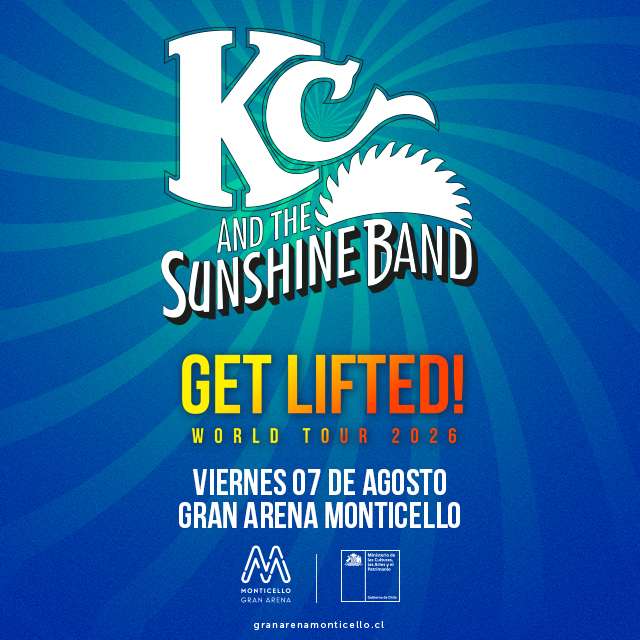 KC and the Sunshine Band - Get Lifted - 7 de Agosto 2026