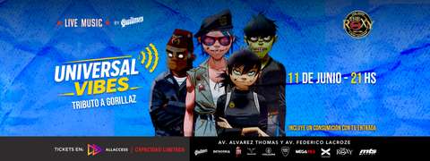 ESPECIAL GORILLAZ BY UNIVERSAL VIBES