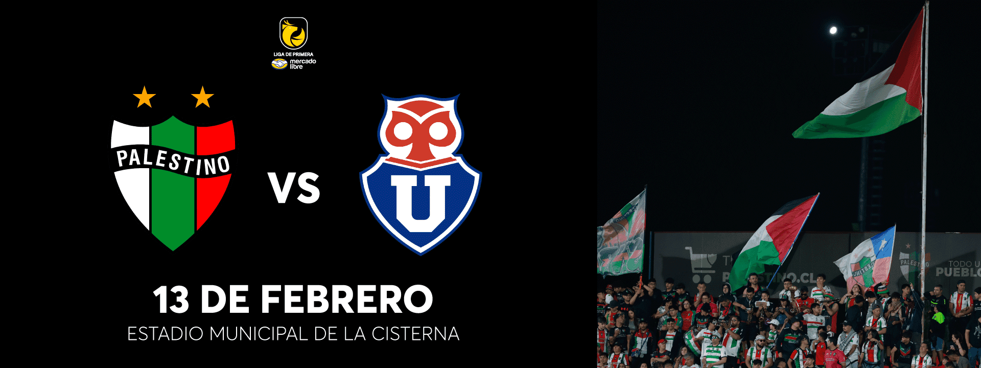 Deportes Palestino vs Universidad de Chile - Estacionamientos