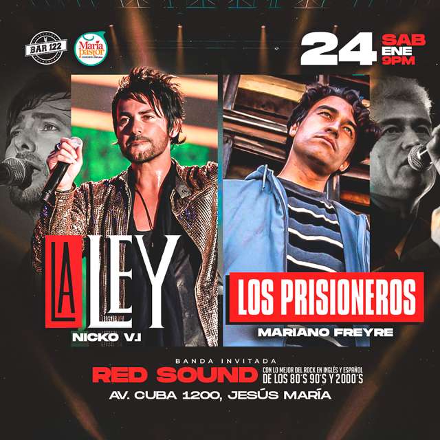 Los Prisioneros y La Ley en BAR 122