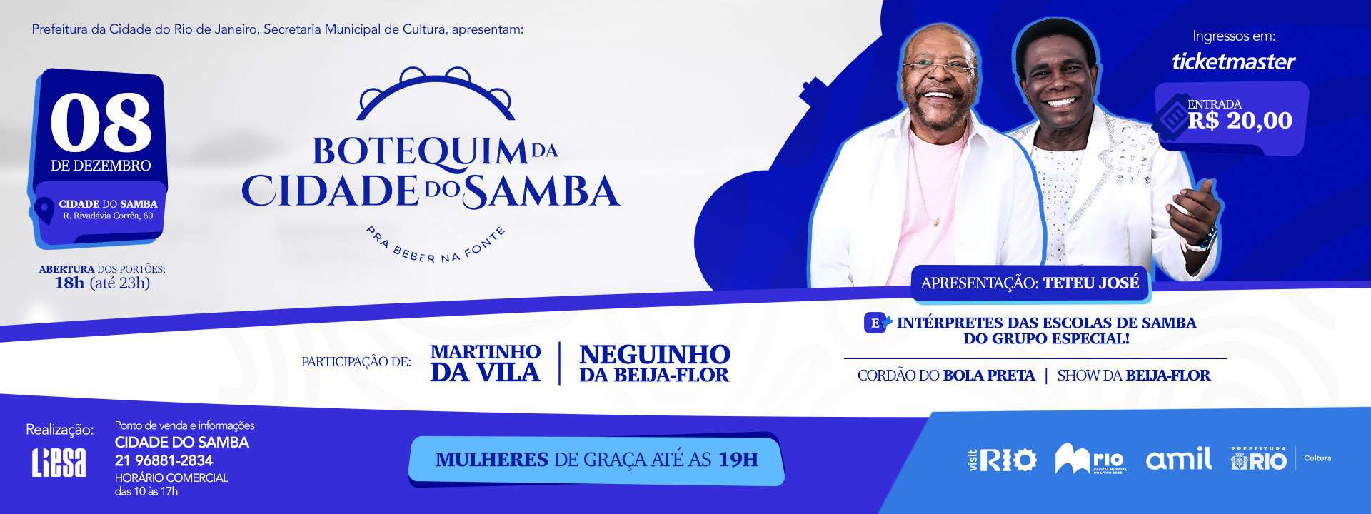 Botequim do Samba 2025 - Rio de Janeiro - 08/12/2025