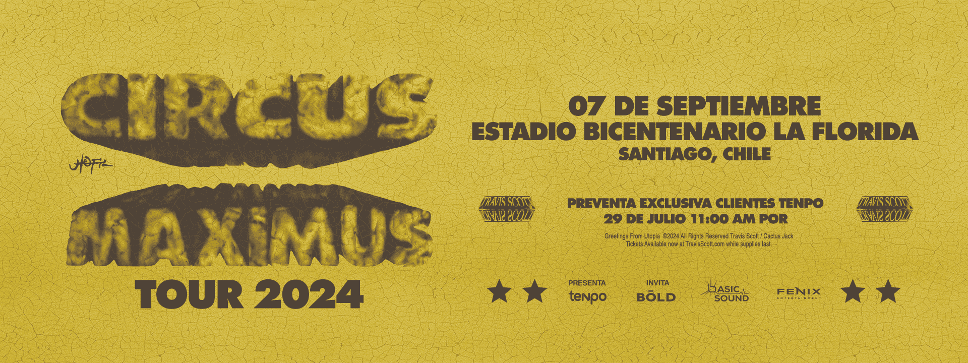 Travis Scott - Circus Maximus World Tour