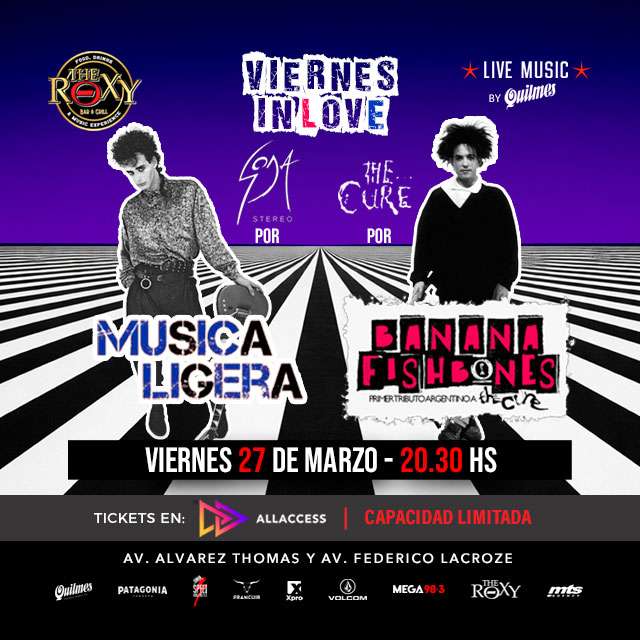 VIERNES IN LOVE en The Roxy Bar & Grill