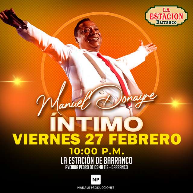 Manuel Donayre - Intimo en La Estación de Barranco