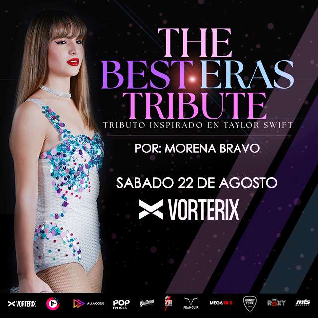THE BEST ERAS TRIBUTE (Tributo a Taylor Swift) - Sábado 22 de Agosto 2026