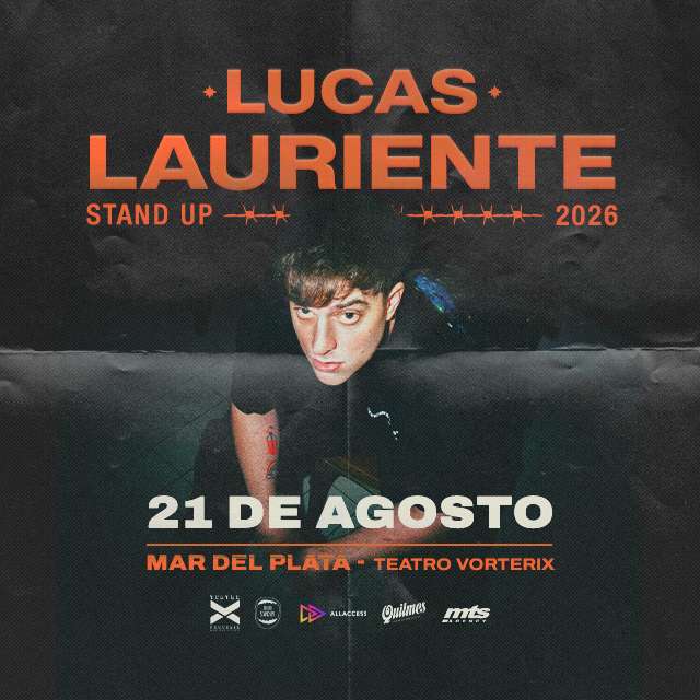 LUCAS LAURIENTE STAND UP - 21 de Agosto