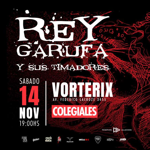 REY GARUFA ÚLTIMA DEL AÑO EN CAPITAL! - 14 de Noviembre 2026