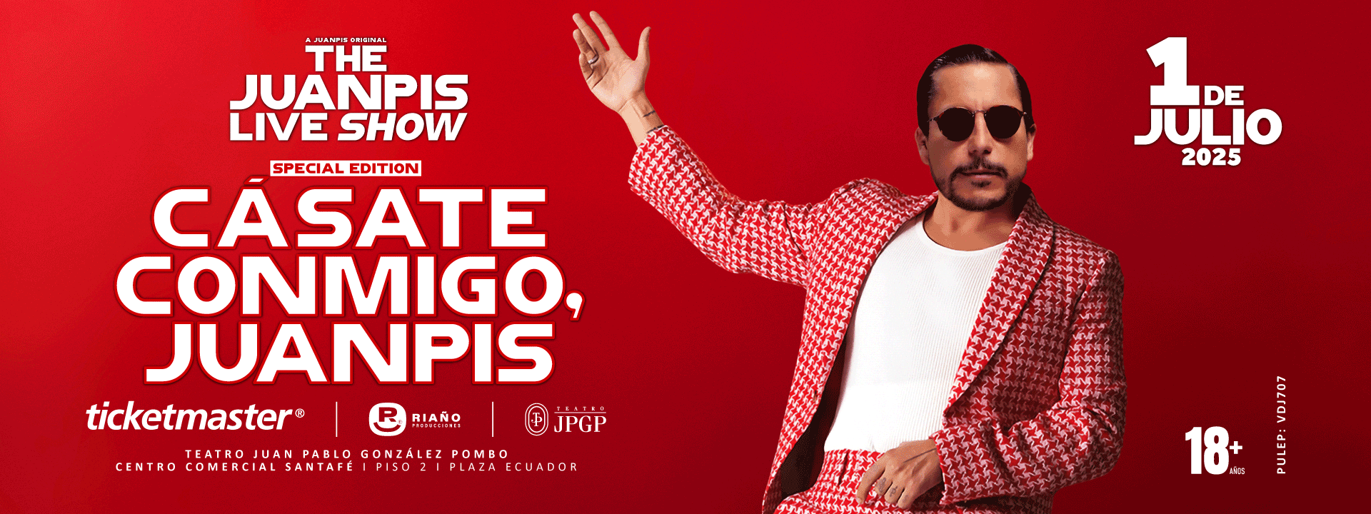 THE JUANPIS LIVE SHOW: CÁSATE CONMIGO, JUANPIS