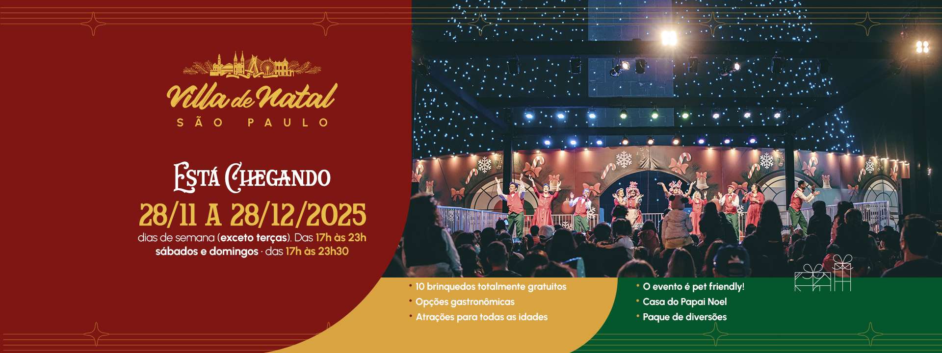 Villa De Natal | Entrada + Teatro