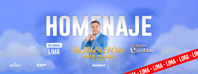 Homenaje a Paul Flores "El Russo" Un Año en el Cielo (Lima)