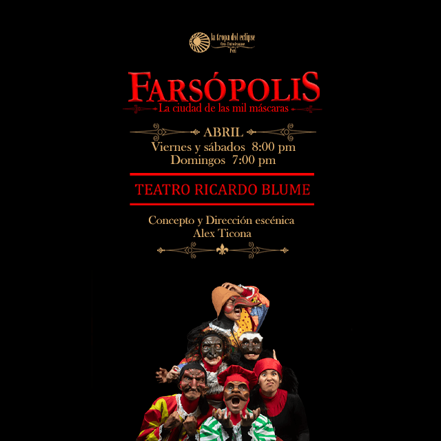 Farsópolis en Teatro Ricardo Blume