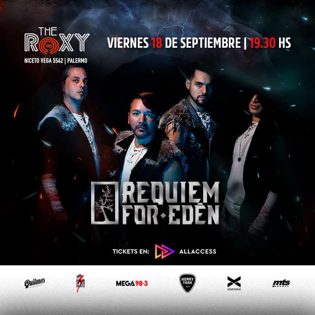 REQUIEM FOR EDEN - PRESENTACIÓN OFICIAL "INFIERNO GRIS” - Viernes 18 de Septiembre 2026