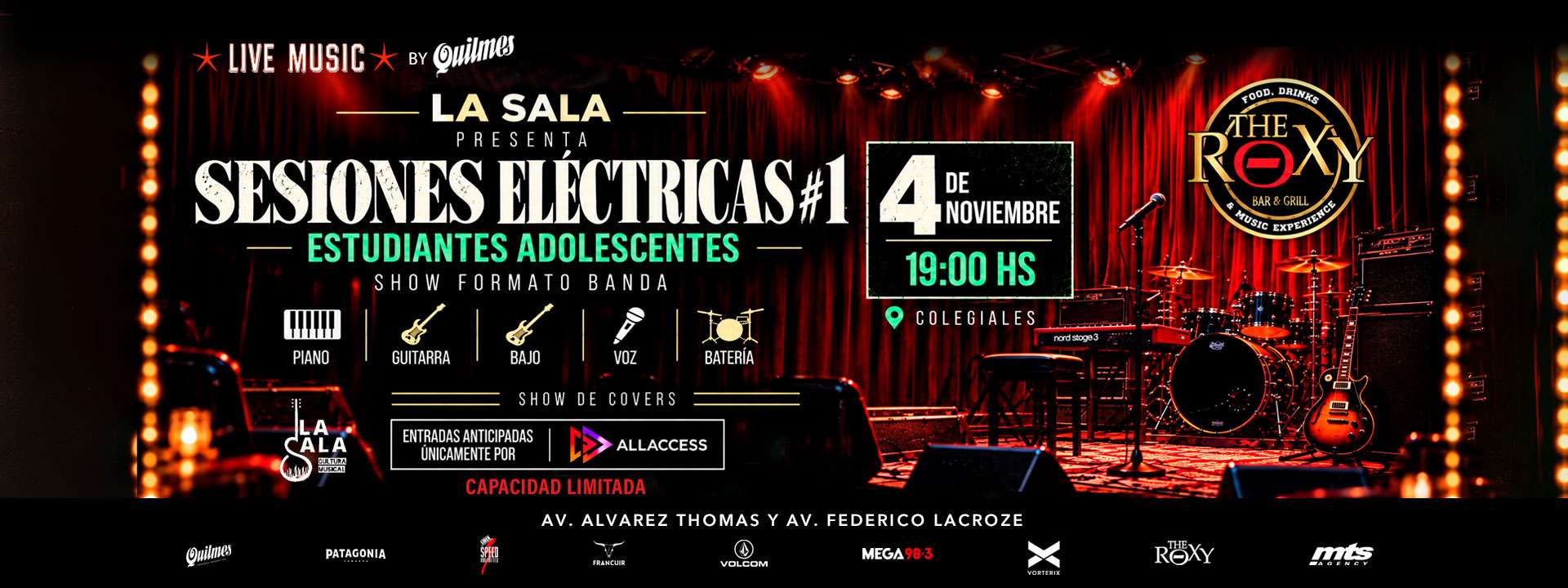 LA SALA PRESENTA "SESIONES ELECTRONICAS 1"