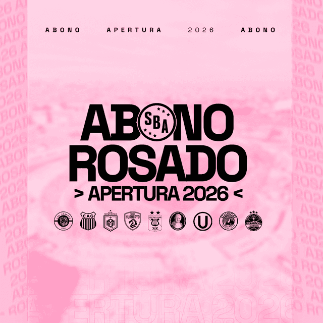 Abono Rosado Apertura 2026