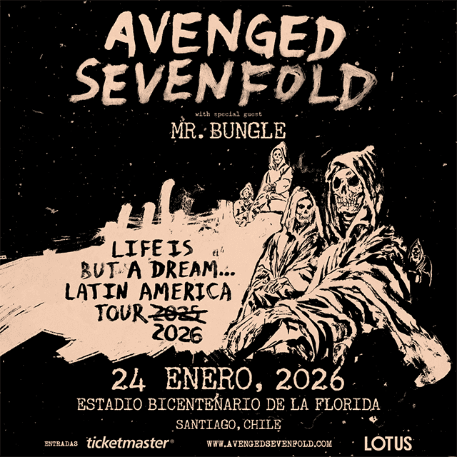 Avenged Sevenfold en Estadio Bicentenario La Florida