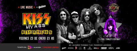 KISS MY ASS - BEST OF THE 80’S - PAUL STANLEY’S BIRTHDAY