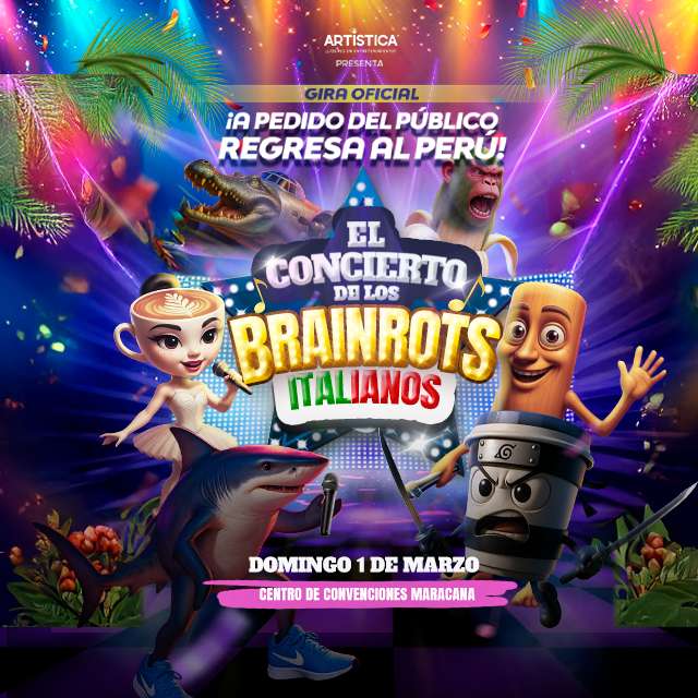 El Concierto Oficial de Los Brainrots Italianos - World Tour 2026