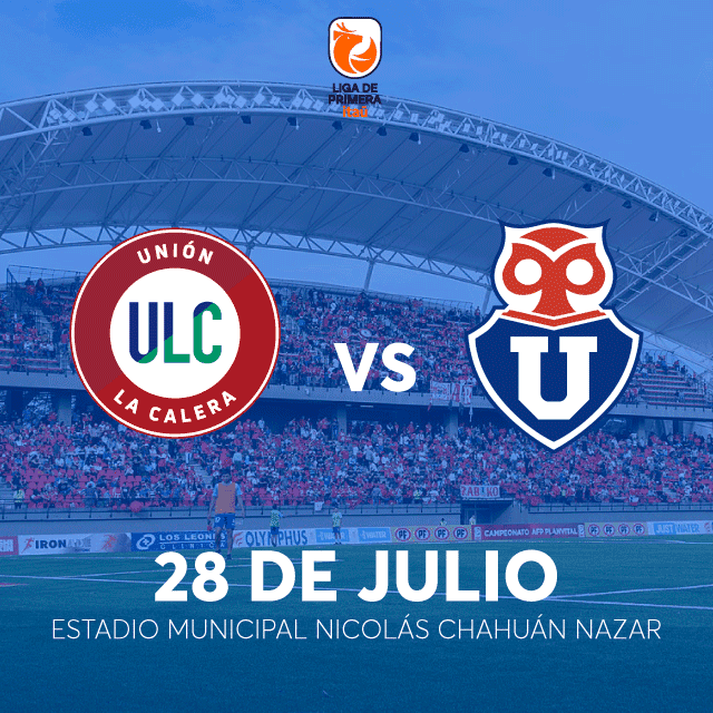 Union la Calera vs Universidad de Chile - Liga de Primera Itaú