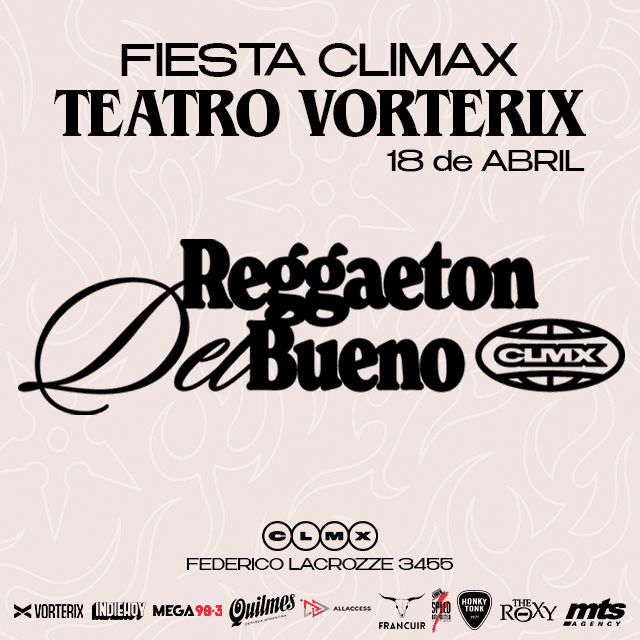 FIESTA CLIMAX - Sábado 18 de Abril 2026