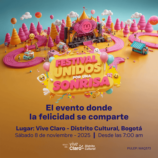 Festival Unidos Por Una Sonrisa en Vive Claro Distrito Cultural