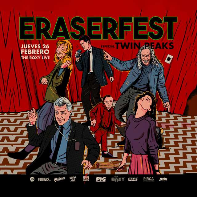 ERASERFEST - Especial Twin Peaks en The Roxy Live