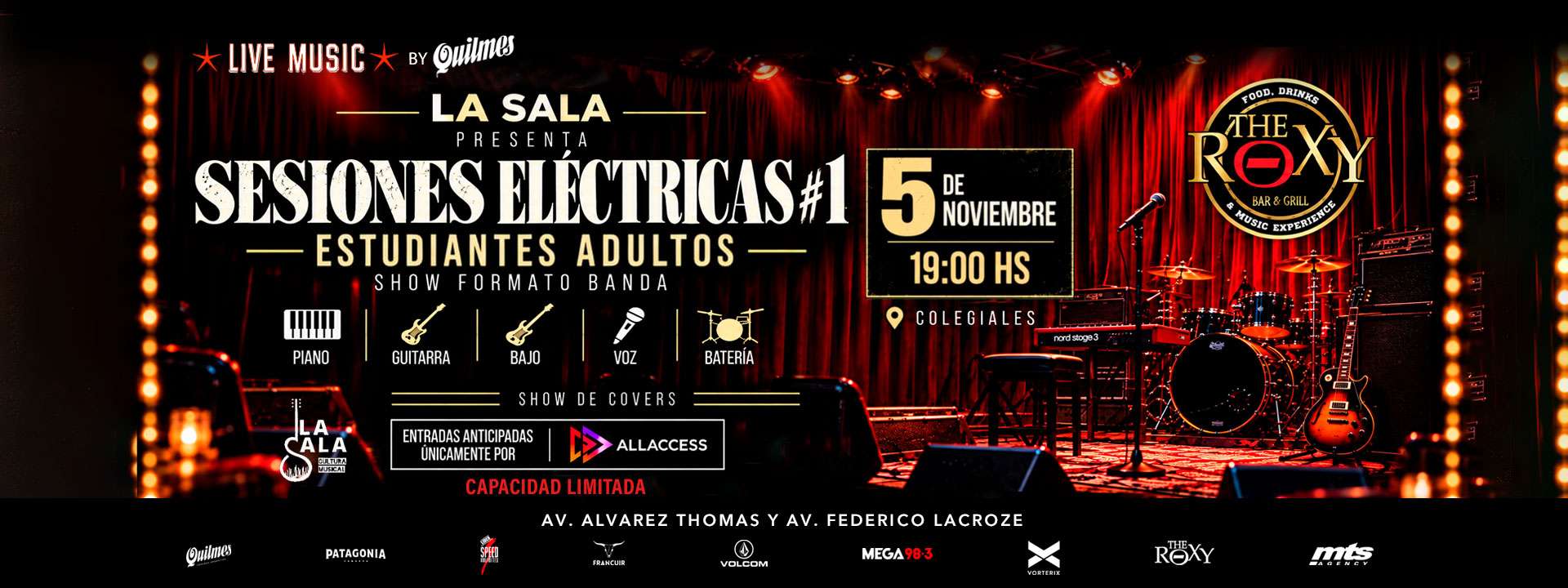 LA SALA PRESENTA "SESIONES ELECTRONICAS 1"