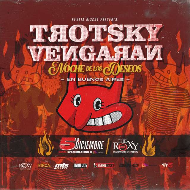 TROTSKY VENGARAN - La Noche de los Deseos en Buenos Aires! en The Roxy Live
