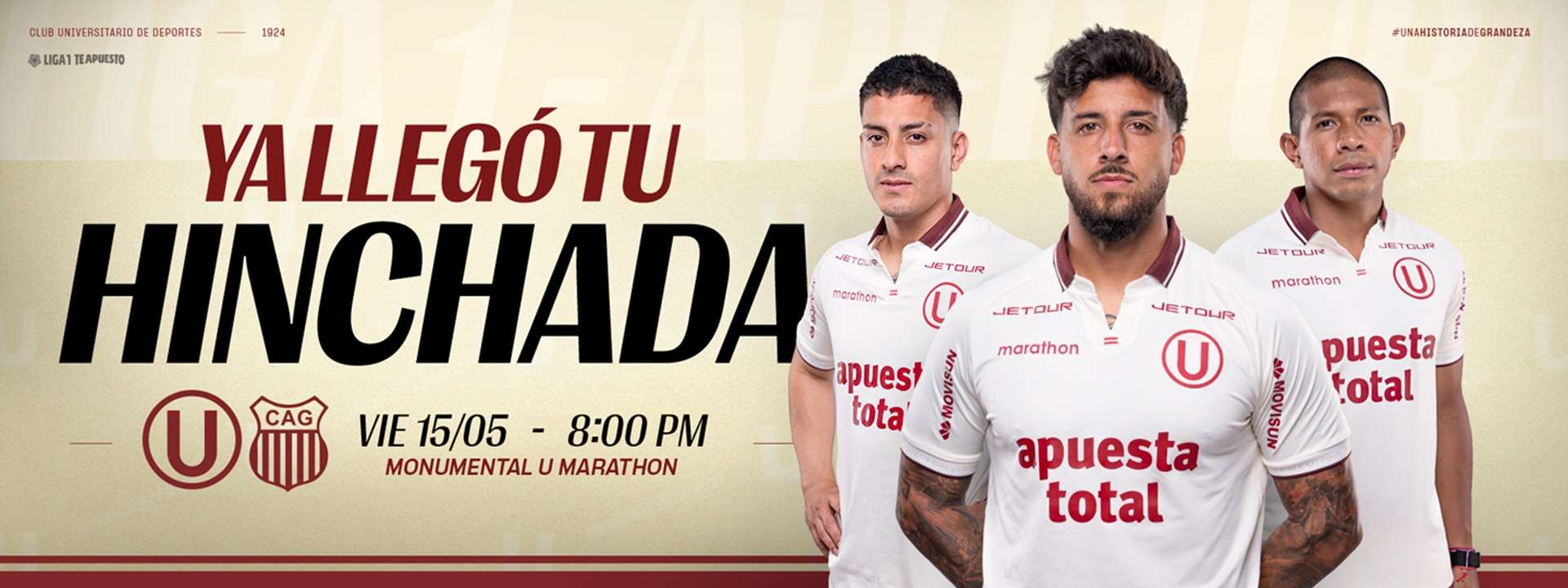 Universitario vs Atlético Grau | Fecha 15 - Liga 1 - Apertura 2026