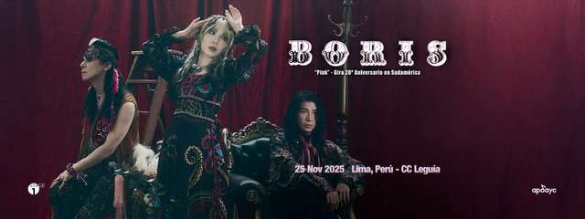 BORIS "Pink" 20th Anniversary Tour 2025