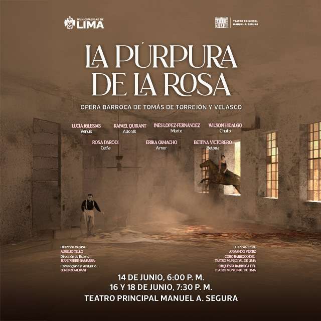 Ópera Púrpura De La Rosa en Teatro Segura