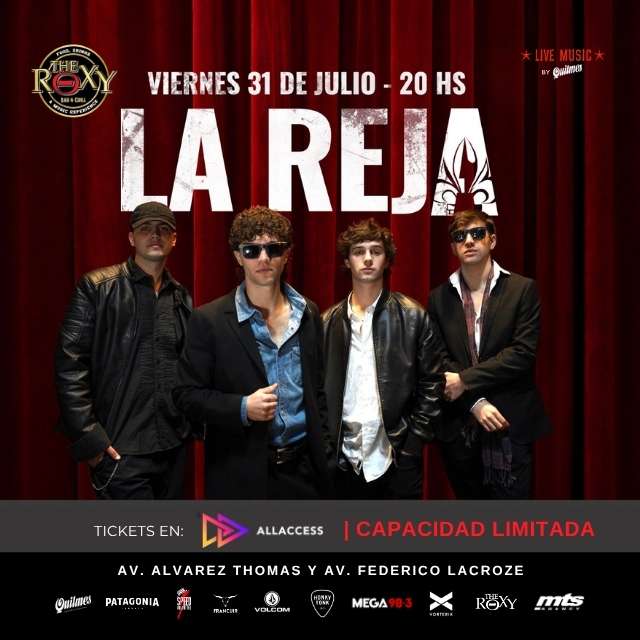 LA REJA UNPLUGGED EN THE ROXY BAR & GRILL en The Roxy Bar & Grill