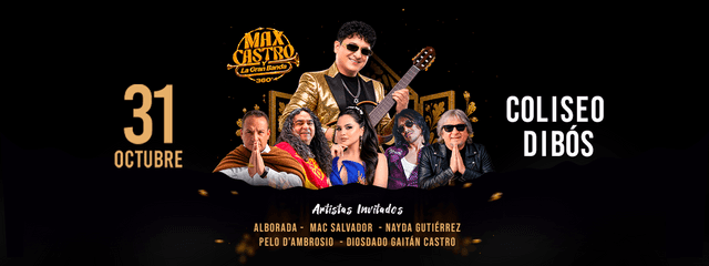 Max Castro y la Banda 360 en Coliseo Dibós