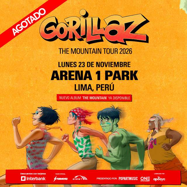 Gorillaz en Arena 1 Park