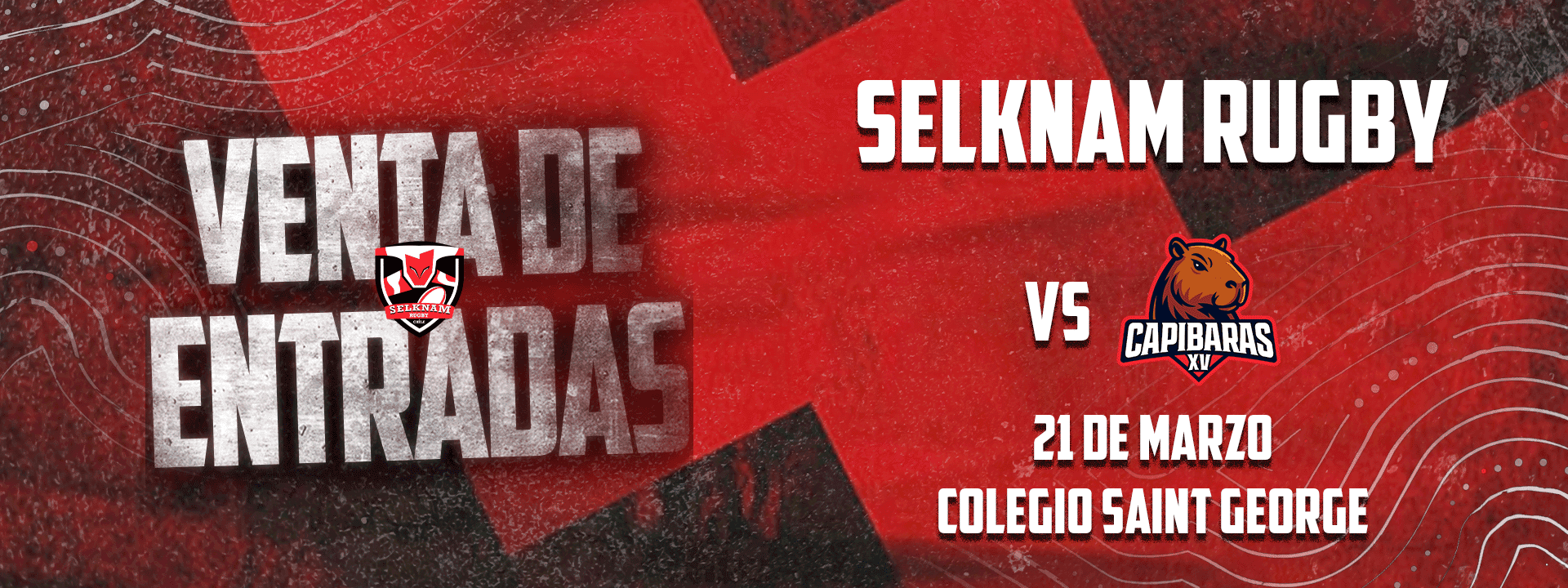 Selknam Rugby VS Capibaras XV - Pampas XV 2026