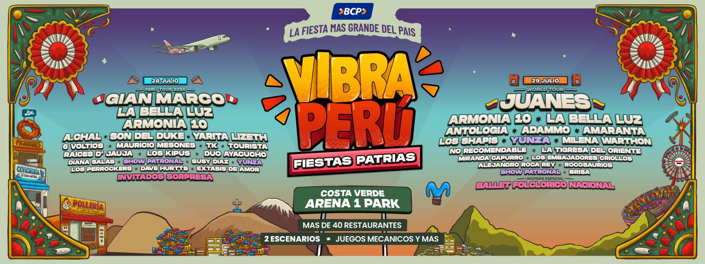 Banner Festival Vibra Perú 2026