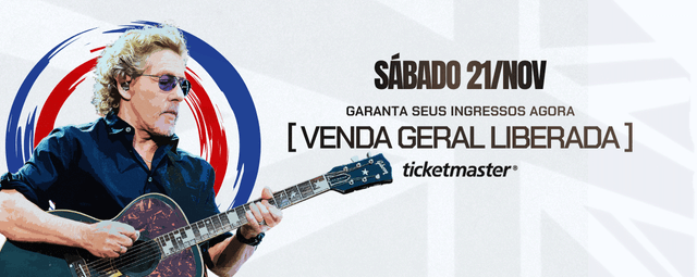 Roger Daltrey • 21 de Novembro/2026