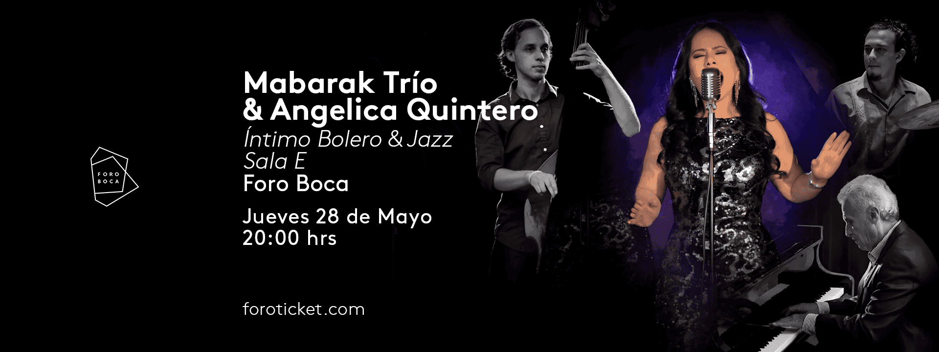 Mabarak Trío & Angelica Quintero | Intimo Bolero & Jazz
