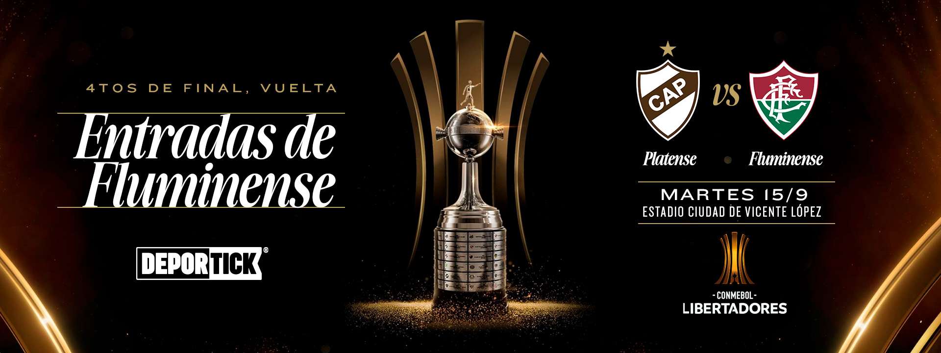 PARCIALIDAD VISITANTE - Platense (ARG) vs. Fluminense (BRA)