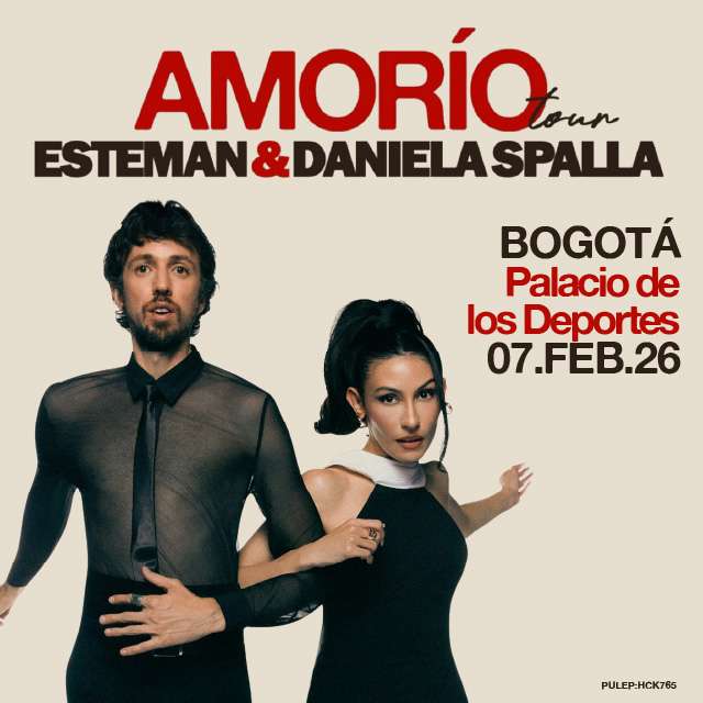 Esteman y Daniela en Palacio de los deportes