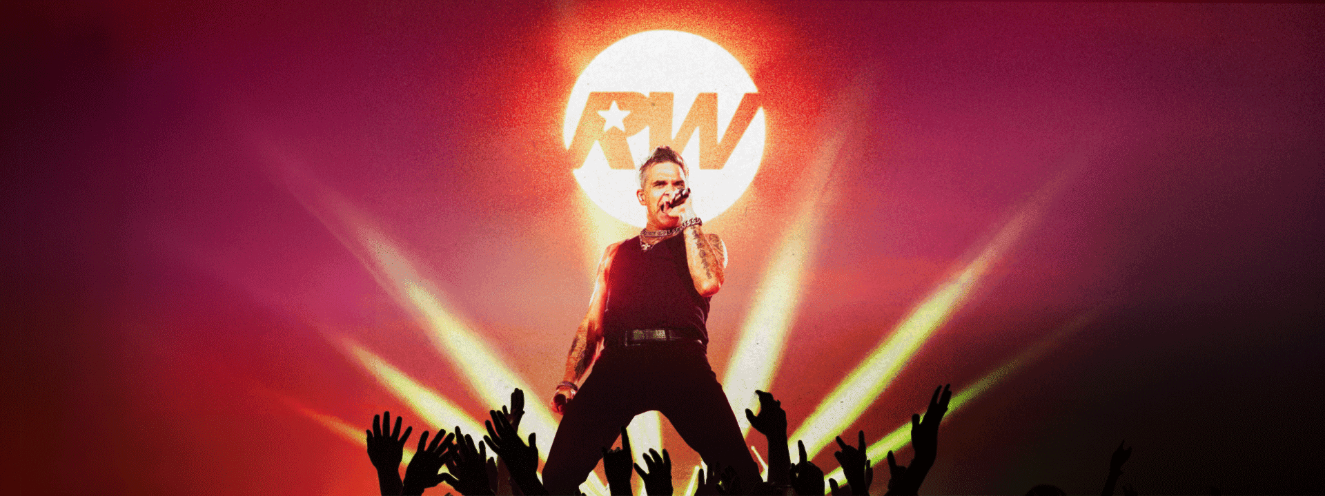 Banner Robbie Williams - Britpop World Tour