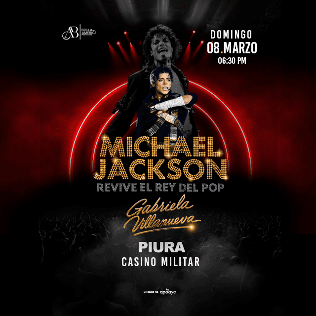 Revive El Rey Del Pop - Piura en Casino Militar Piura