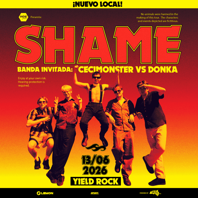 Indiegentes presenta: Shame en Lima