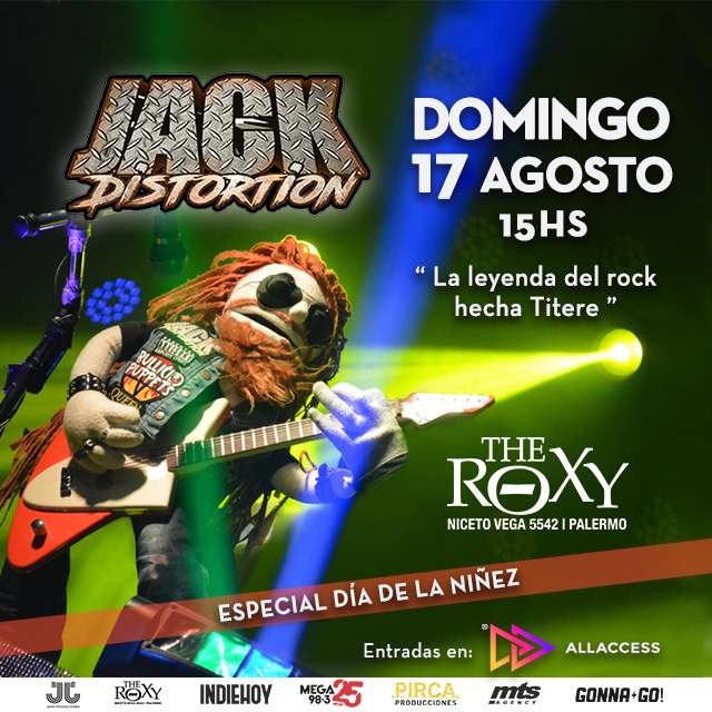JACK DISTORTION - Especial Dia de la Niñez en The Roxy Live