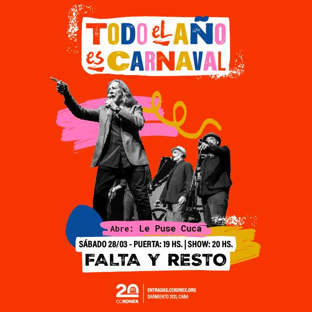 Todo el año es carnaval: Falta y Resto en Patio