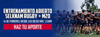 Entrenamiento Abierto Selknam Rugby + M20