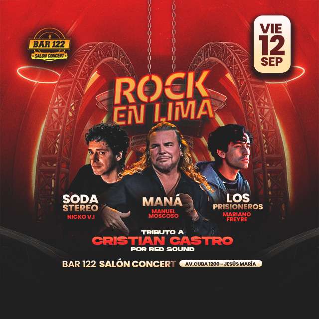 Soda Stereo - Mana - Prisioneros - Tributo Cristian Castro