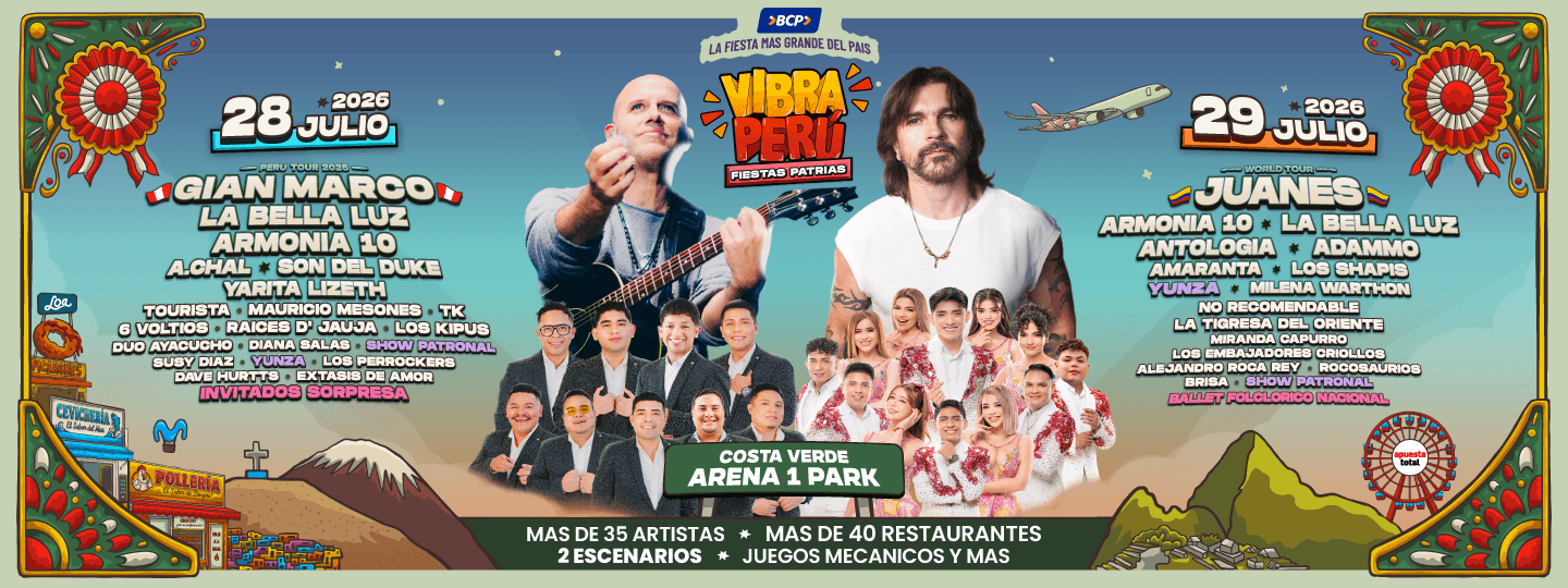 Banner Festival Vibra Perú 2026