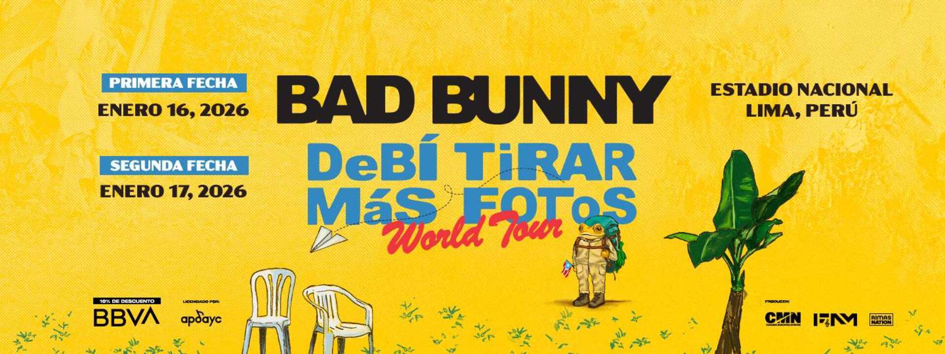 Bad Bunny - DeBí TiRaR MáS FOtoS World Tour 2026