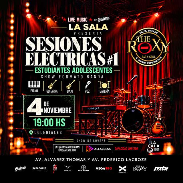 LA SALA PRESENTA "SESIONES ELECTRONICAS 1"